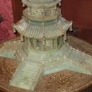 Antique Chinese Serpentine Stone Buddhist Pagoda 36 in (92 cm)