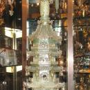 Antique Chinese Serpentine Stone Buddhist Pagoda 36 in (92 cm)