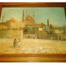 Citadel of Cairo Fontville de Breanski Jr Orientalist Oil Painting