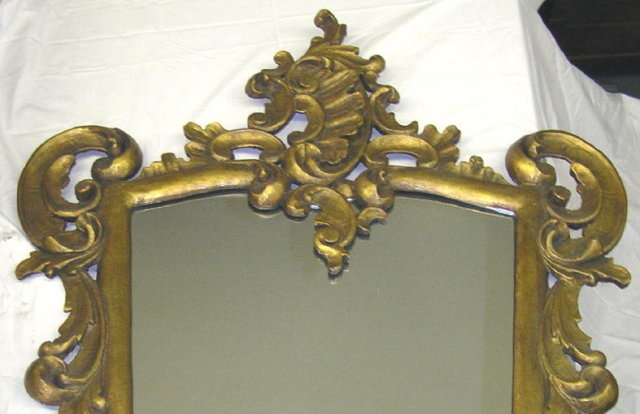 Rococo Giltwood & Composition Mirror