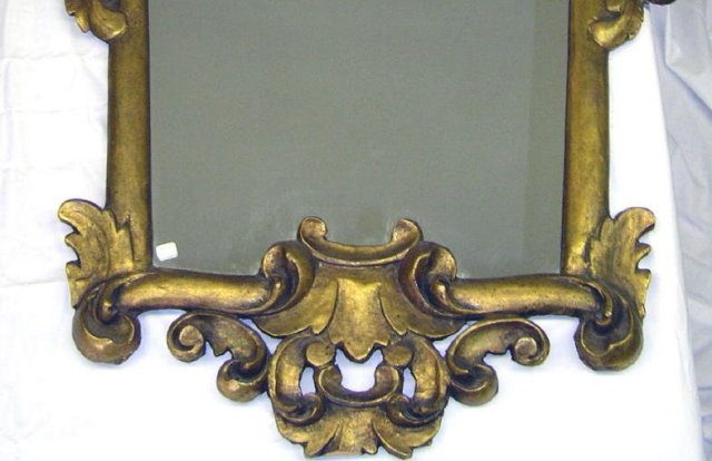 Rococo Giltwood & Composition Mirror