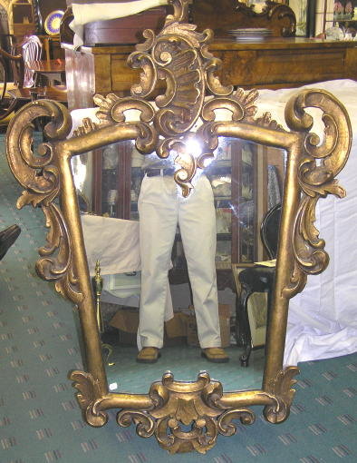 Rococo Giltwood & Composition Mirror