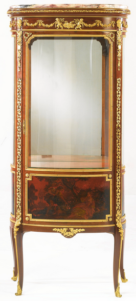 Linke Signed Louis XV Style Vitrine Display Cabinet