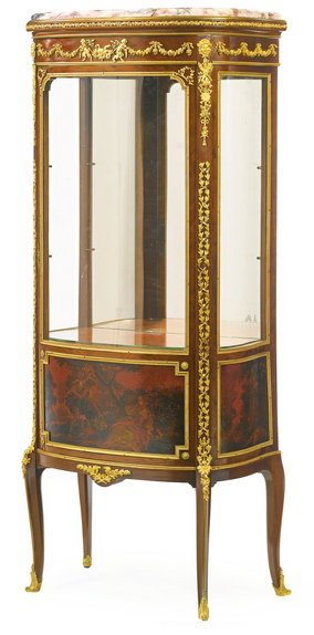 Linke Signed Louis XV Style Vitrine Display Cabinet