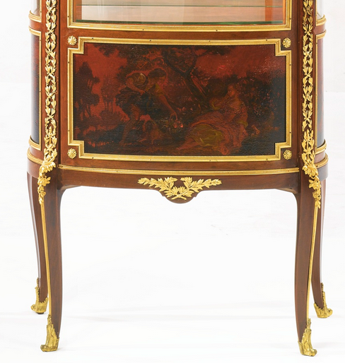 Linke Signed Louis XV Style Vitrine Display Cabinet