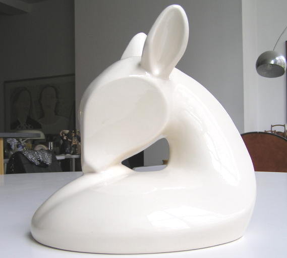2 Haeger & 1 JARU Ceramic Figurines