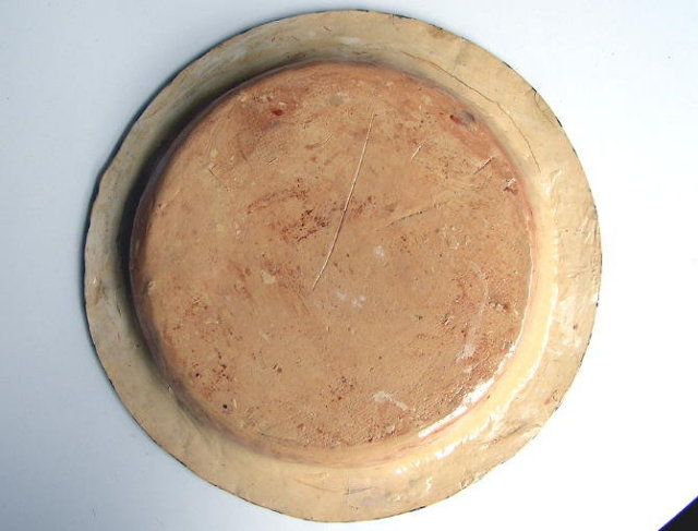 Modernist Abstract Earthenware Plate