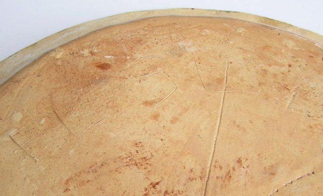 Modernist Abstract Earthenware Plate