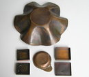 Rebajes 1 Copper Bowl 2 Boxes & 1 Ashtray