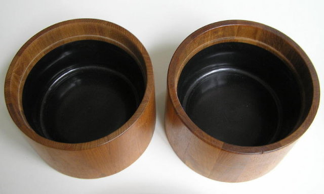 Dansk Cheese Platter Salad Bowl 2 Ice Buckets