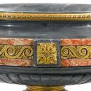 Antique French Louis XVI Style Gilt Bronze Mounted Blue Marble Centerpiece