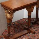 Pair Vintage Regency Federal Style Parcel Gilt Side or End Tables