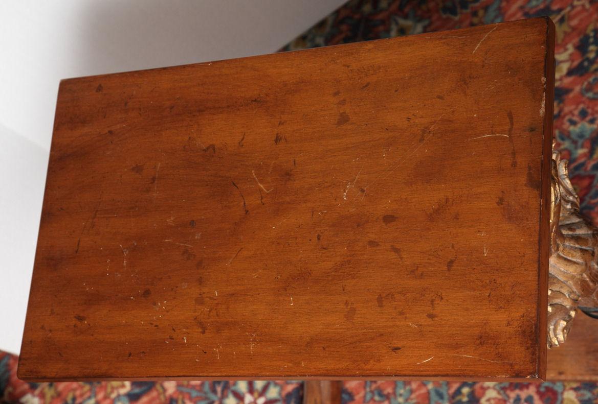 Pair Vintage Regency Federal Style Parcel Gilt Side or End Tables