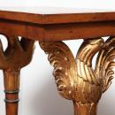 Pair Vintage Regency Federal Style Parcel Gilt Side or End Tables