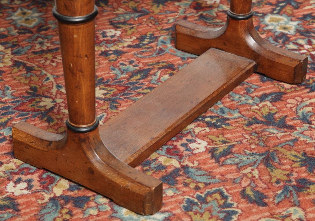 Pair Vintage Regency Federal Style Parcel Gilt Side or End Tables