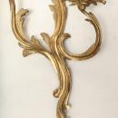 Set of 4 Gilt Bronze French Rococo Louis XV Style Wall Sconces