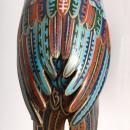 Pair Antique Chinese Cloisonne Crane Figures Censers Incense Burners