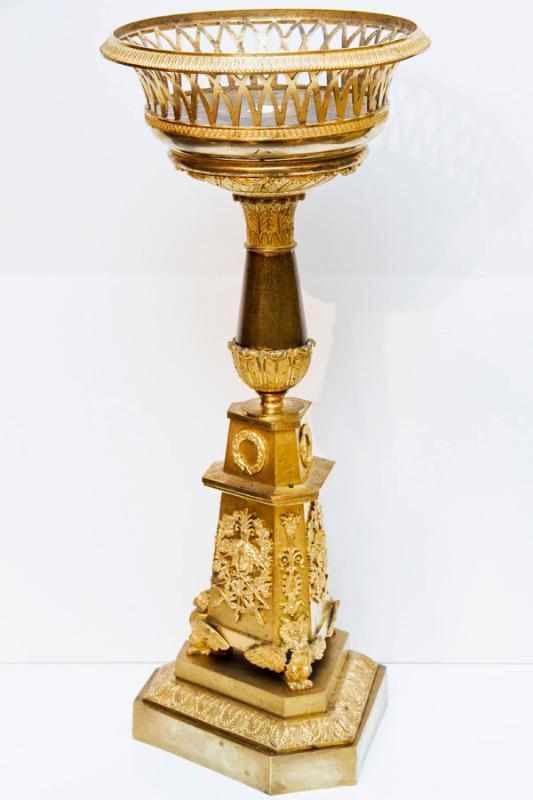 Antique French Ormolu Bronze Tazza
