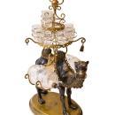 Antique Orientalist Camel Tantalus Decanter Cordial Set