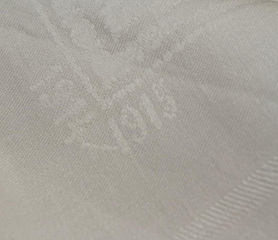 Set Emperor Alexander III and Tsar Nicholas II Imperial Russian Commemorative Table Linens