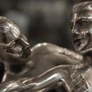 French Art Deco Silvered Metal Ballerina Ballet Dancer Sculpture Statue