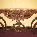 Antique French Louis XV Period Carved Beechwood Console Pier Table
