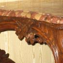 Antique French Louis XV Period Carved Beechwood Console Pier Table