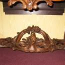 Antique French Louis XV Period Carved Beechwood Console Pier Table
