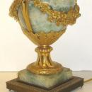 Antique Louis XV/XVI Georgian Style Gilt Bronze & Onyx Stone Urn Table Lamp