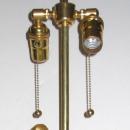 Antique Louis XV/XVI Georgian Style Gilt Bronze & Onyx Stone Urn Table Lamp