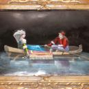 Antique Renaissance Revival Enamel Bronze Mounted Jewelry Box Casket