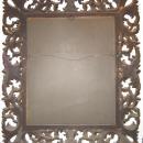 Antique Italian Baroque Style Gilded Wooden Giltwood Mirror