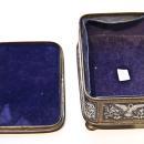 Antique Neoclassical Enamel Dresser Box Jewelry Casket
