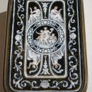 Antique Neoclassical Enamel Dresser Box Jewelry Casket