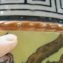 Pair Antique Chinese Famille Jaune Ceramic Garden Seats