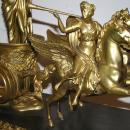 Antique Roman Chariot Racer Bronze Sculpture