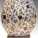 Pair Enameled and Parcel Gilt Pair Shaped Chinese Famile Verte Porcelain Vases