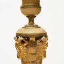 Pair Russian Empire Period Gilt Bronze Candlesticks