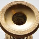 Pair Russian Empire Period Gilt Bronze Candlesticks