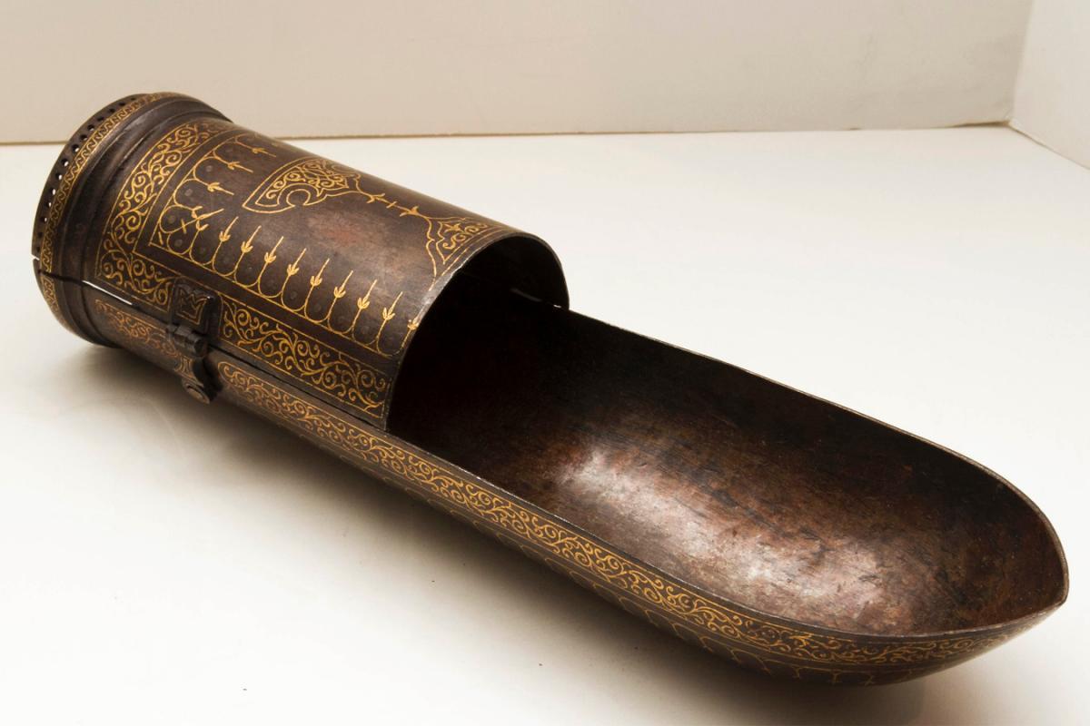 Persian Qajar Empire Style Battle Axe and Arm Shield