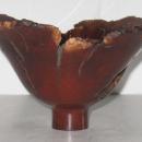Hap Sakwa Wild Lilac Lotus Wooden Bowl