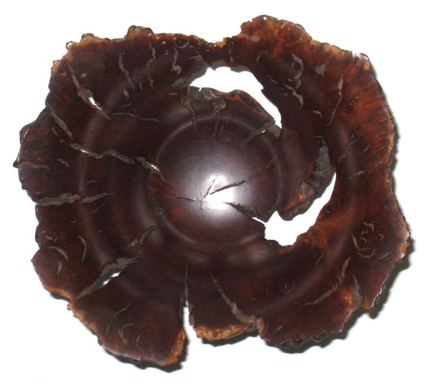Hap Sakwa Wild Lilac Lotus Wooden Bowl