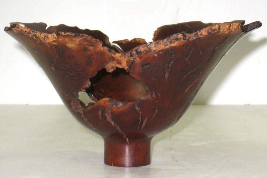 Hap Sakwa Wild Lilac Lotus Wooden Bowl