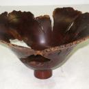 Hap Sakwa Wild Lilac Lotus Wooden Bowl