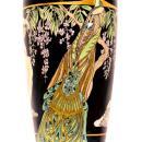 T&V Limoges Japanese Style French Art Nouveau Porcelain Vase by F.E. Mills