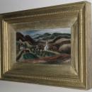 Ernest Fiene (1894-1965) American Ashcan School Landscape Oil Painting