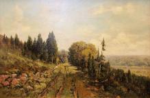 Paul R Koehler Antique American Landscape Oil Painting