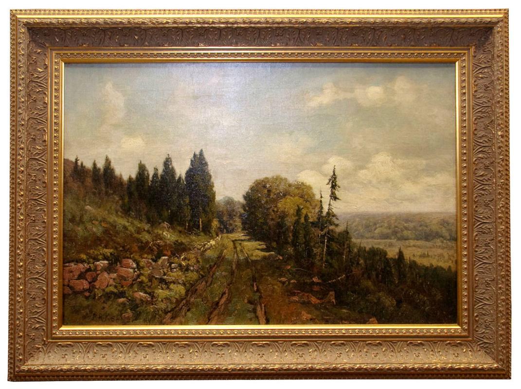 Paul R Koehler Antique American Landscape Oil Painting