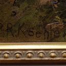 Paul R Koehler Antique American Landscape Oil Painting