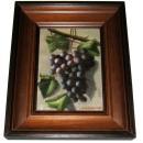 Jean Laurent (1898-1988) French Grape Still Life Oil on Panel